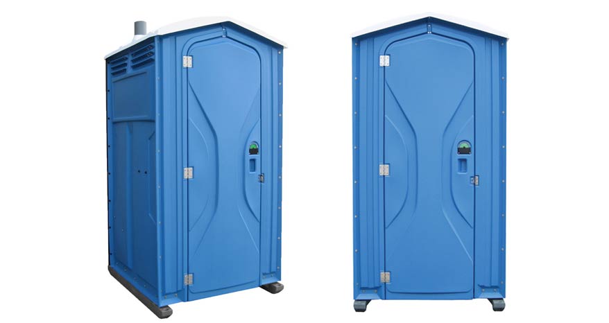 Long-term porta potty units on site in Hattiesburg, Mississippi